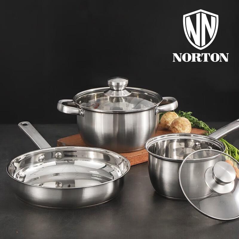 Norton Austenitic Stainless Steel Cookware Set