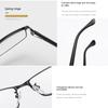 Fashion Classic Business Reading Glasses For Men Titanium Alloy Frame Readers Eyewear Ultra Light Resin Lens Presbyopia Glasses