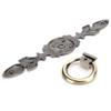 2pcs Antique Bronze Cabinet Knobs Red Bronze Drawer Handles Ring Pull Handles  Kitchen Cabinet