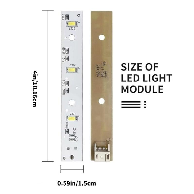 2pcs Refrigerator LED Light Board for WR55X26671 AP6035586 4468532 EAP11767930 PS11767930 CZS22MSKEHSS Easy Installation