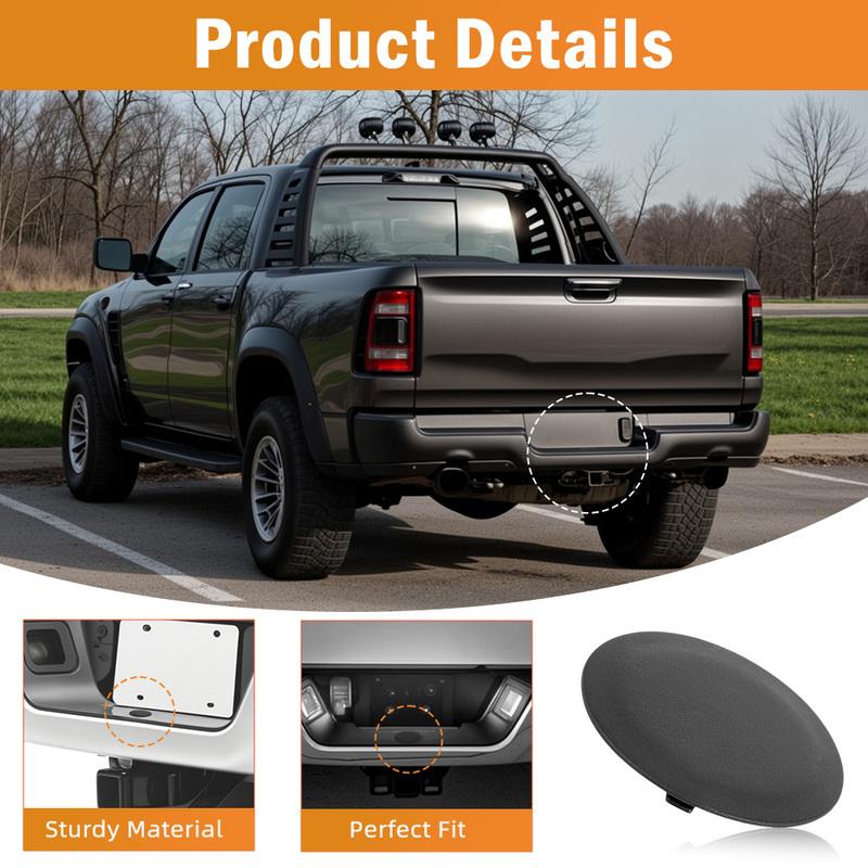 1pc Rear Bumper Tow Hitch Ball Hole Cover 68495076AA for Dodge Ram 1500