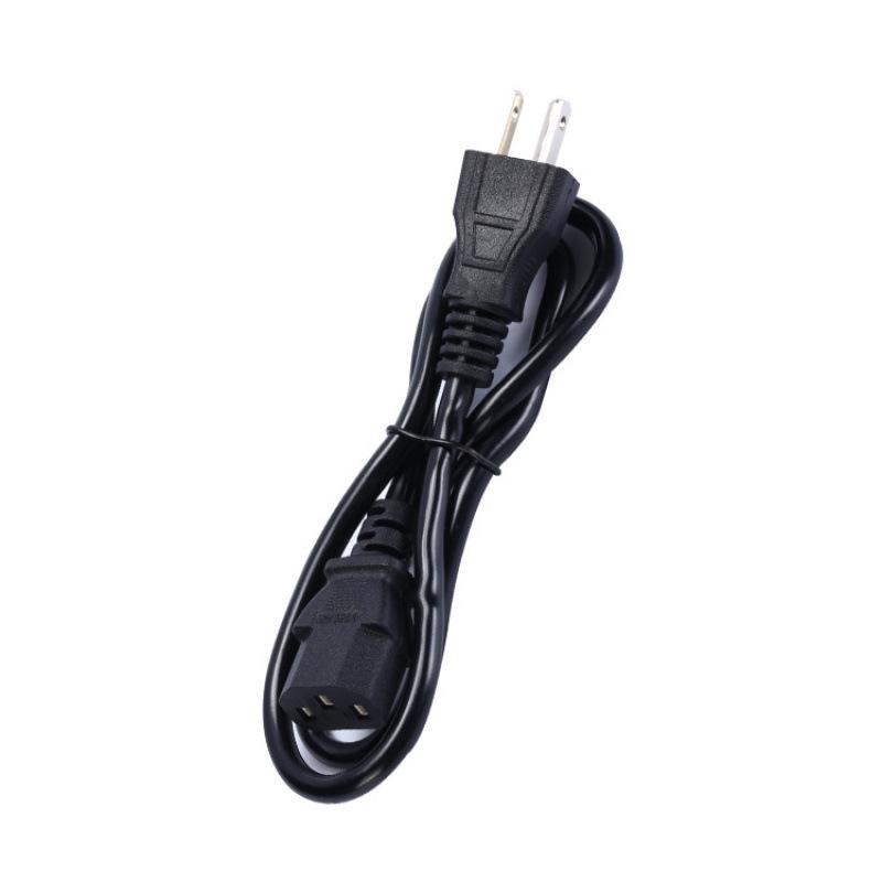 US Three-Prong Clover Leaf Power Cord for Monitor/Printer AC Adapter