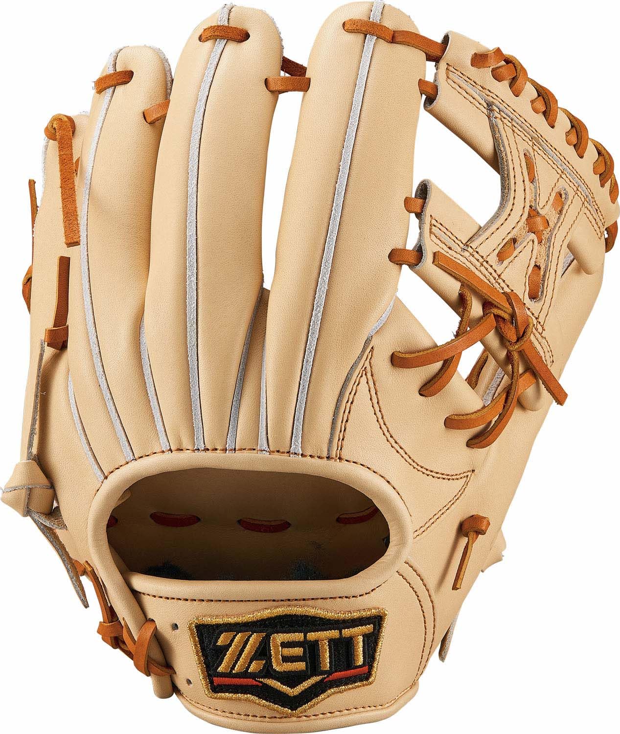 

ZETT Pro Status Hardball Baseball Glove for Pastel Brown x Oak Brown Made in Japan (BPROG541) Right-Handed Throwers, (3236),