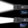 LED tactical flashlight, rechargeable, powerful, survival, forest, as a gift
