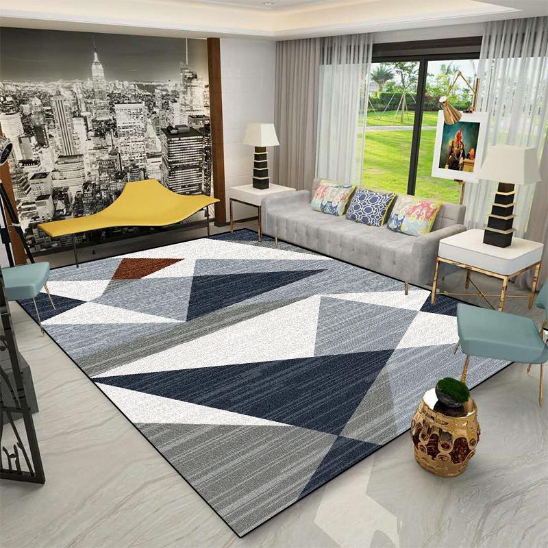 Modern Luxury Geometric Carpet Decoration Living Room Large Size Rug Home Sofa 200x300 Cm Area Rugs Bedroom Bedside Non-slip Mat