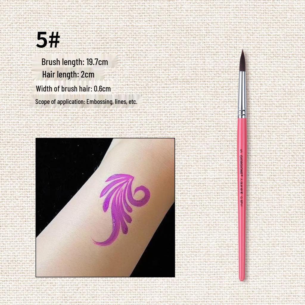 Набор кистей для лица и тела Giorgione для детей, 17 штук