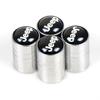 4pezzi Tappi Valvole Pneumatici Ruote Auto in Metallo Copri Stelo Accessori Per Jeep Cherokee Wrangler Compass Patriot Renegade