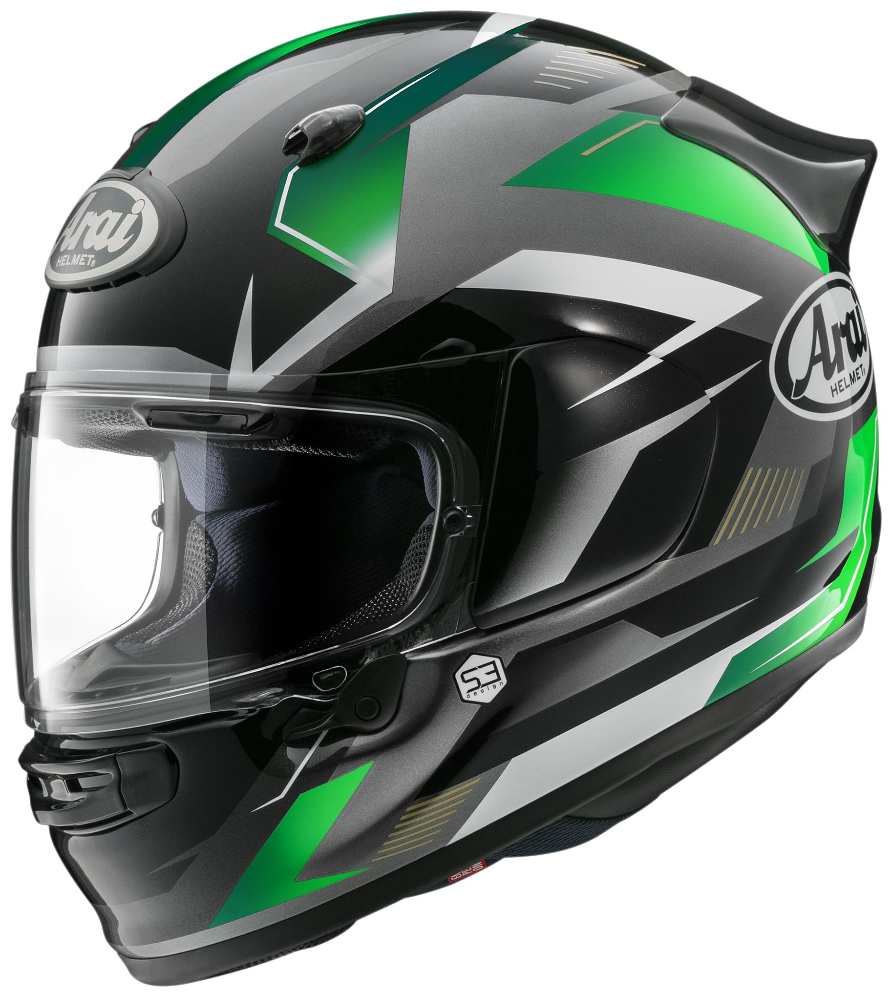 

Arai ASTRO GX BEYOND Full Face Motorcycle Helmet, Green, 61-62cm зелений
