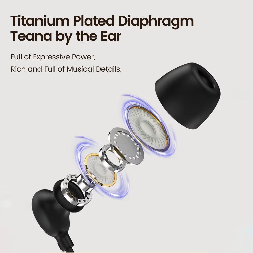 High Sound Quality Sleep Earphones Type C In-Ear Headphones Wired Earphones Mobile Phone Use