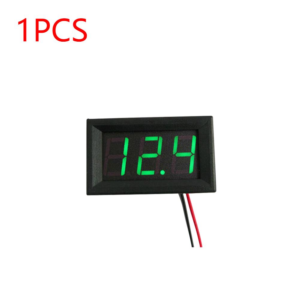 1-5PCS Digital Voltmeter DC 4.5V to 30V Digital Voltmeter Mini Voltage Panel Meter For 6V 12V Electromobile Boat Motorcycle Car