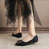 Single shoes women's new spring soft-soled flat-soled autumn shoes shallow mouth versatile soft leather shoes