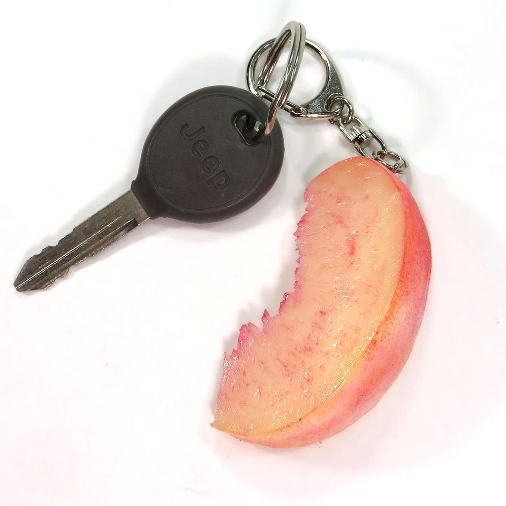 Food Sample Keychain Eatable Peach 171OK -