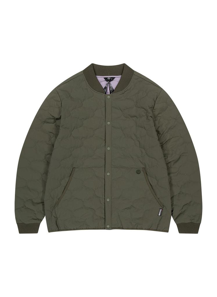Offgrid Og Wave Quilted Light Padded Jacket - Khaki