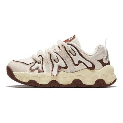 Milkshake Comode Versatili Resistenti all'Usura Antiscivolo Scarpe Casual Basse Sneaker Donna Beige Marrone 122448859-2