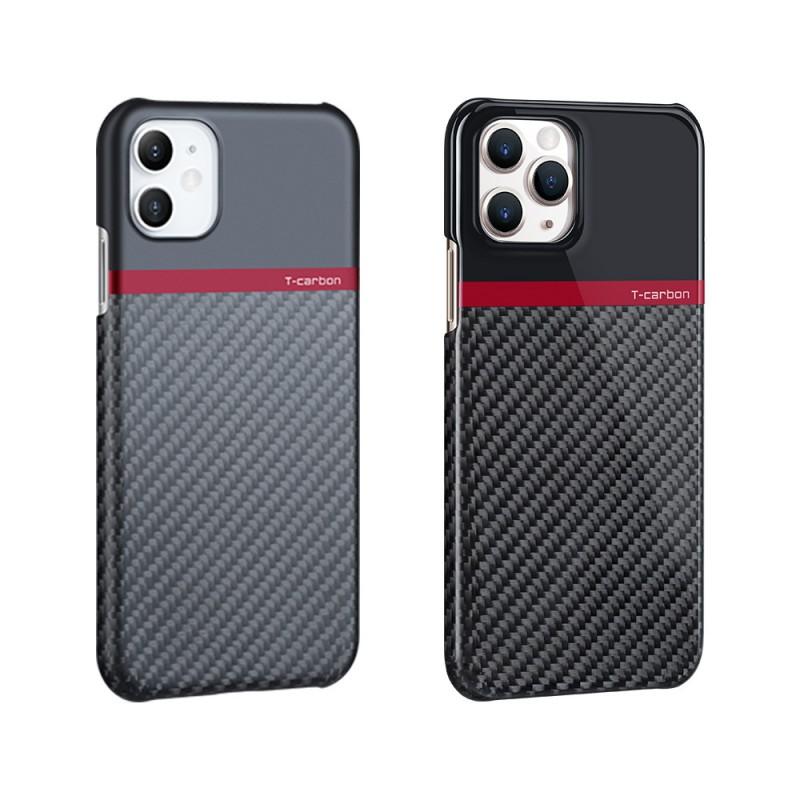 Carbon Fiber Phone Case IPhone 11 Pro X XR XS Max 7 8 Plus Slim Dual-color Back Cover
