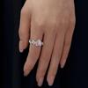 Trendy Ins Style Heart Thorn Adjustable Ring For Women Fashionable Jewelry Piece