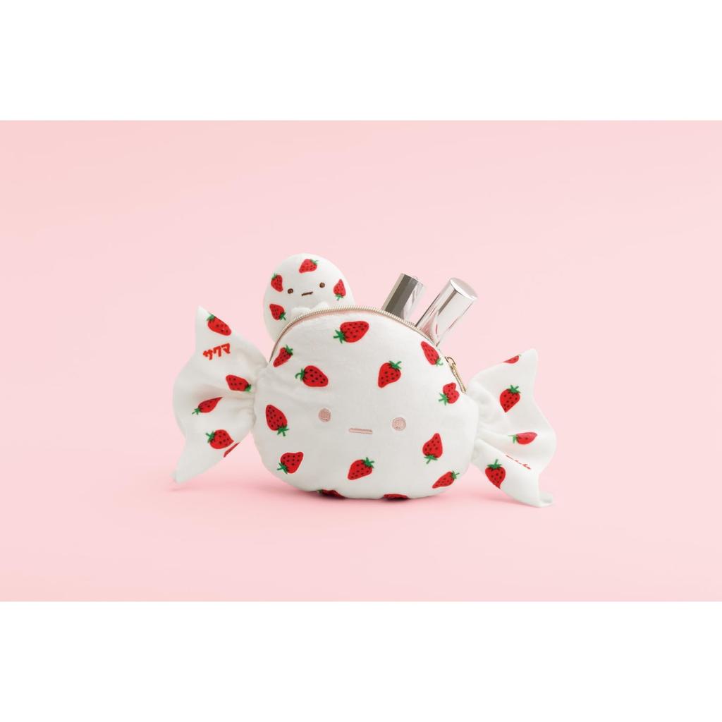 MO95001 Sumikko Gurashi X Sakuma Strawberry Milk Candy Tenori Plush Toy Set