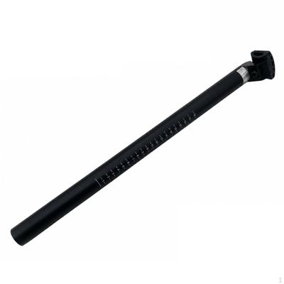 Bike Seatpost with Clamp Matte Hardware Lightweight for Folding Bikes