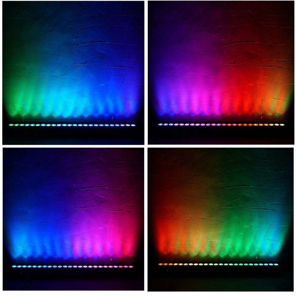 Light4Me Aura Pixel Bar 24X3W Rgbw Led Listwa Oświetleniowa Dmx Efekt Aura
