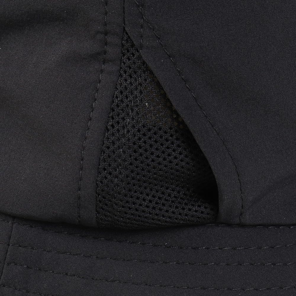 CHUMS Airtrail Stretch Hat Packable Water-Repellent Bucket Hat Black CH05-1430