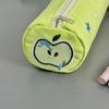 Summer Fruit Embroidery Pencil Case Large Capacity Stationery Organizer Pen Bag  School Office
