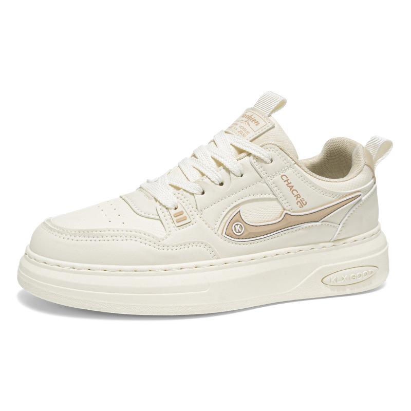 

Men s shoes new spring casual board shoes youth sports anti-skid heightening Korean version student street white shoes trendy shoes 44