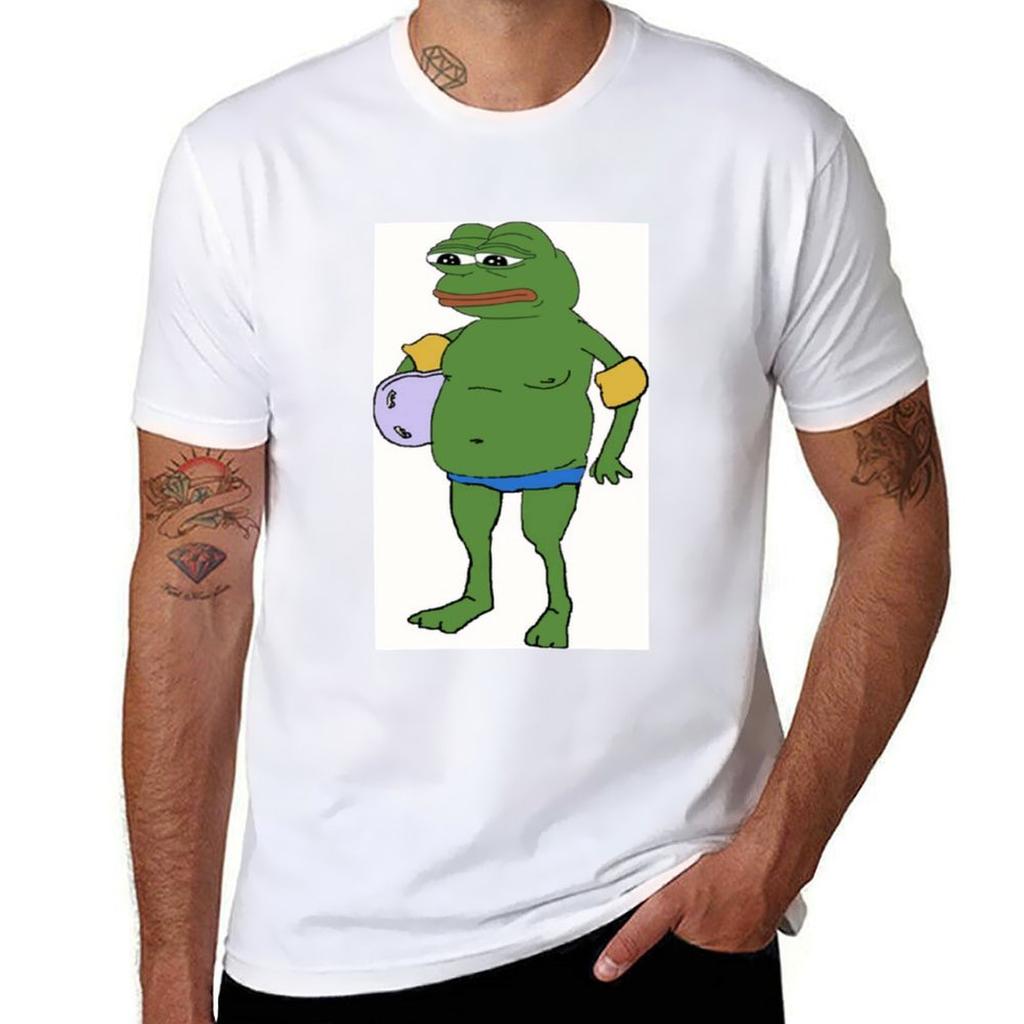 Pepe Frog Meme Tshirt Athletic Fit Sports Short Sleeve Top