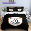 Al-Shabab FC Pattern Bedding,Quilt Set Quilt Cover Pillowcase Home Birthday Gift(1 * duvet cover + 2 * pillowcase, without core)