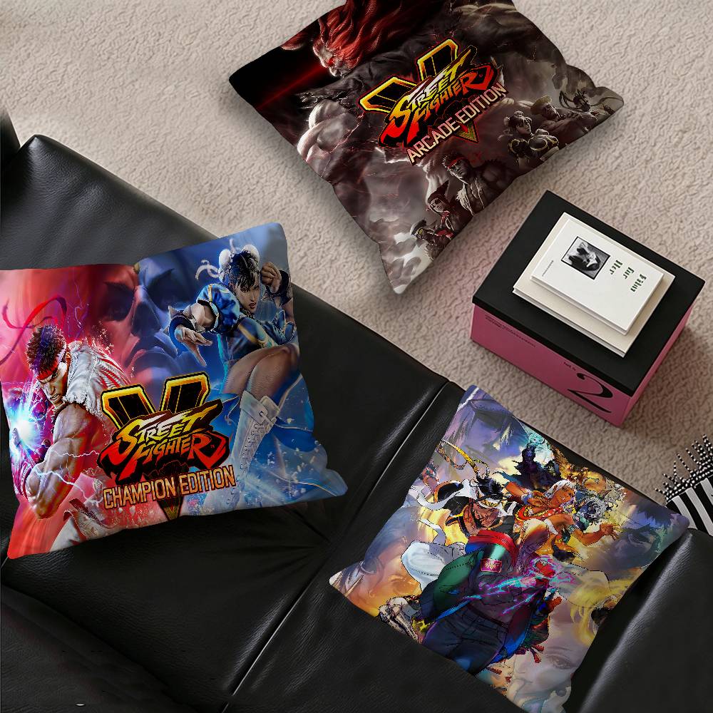 Game SStreet Fighter Pillow Cover Design Cushion Cover Decor Holiday Decorati