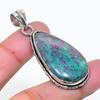Natural Ruby Fuchsite Gemstone 925 Sterling Silver Jewelry Pendant 1.97" AP-15214