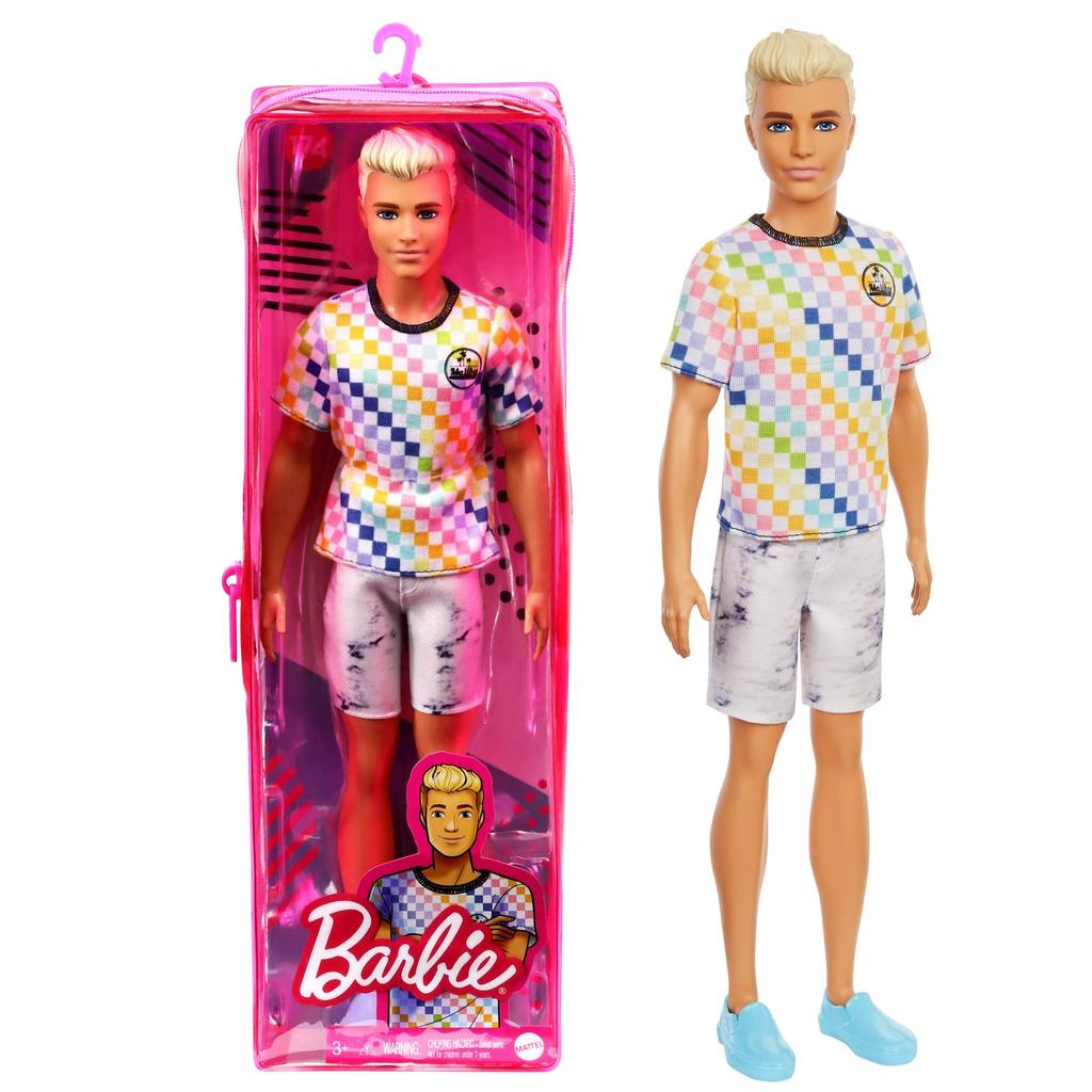 Barbie Ken Fashionista Colorful T-Shirt (Ages 3 and up) GRB90