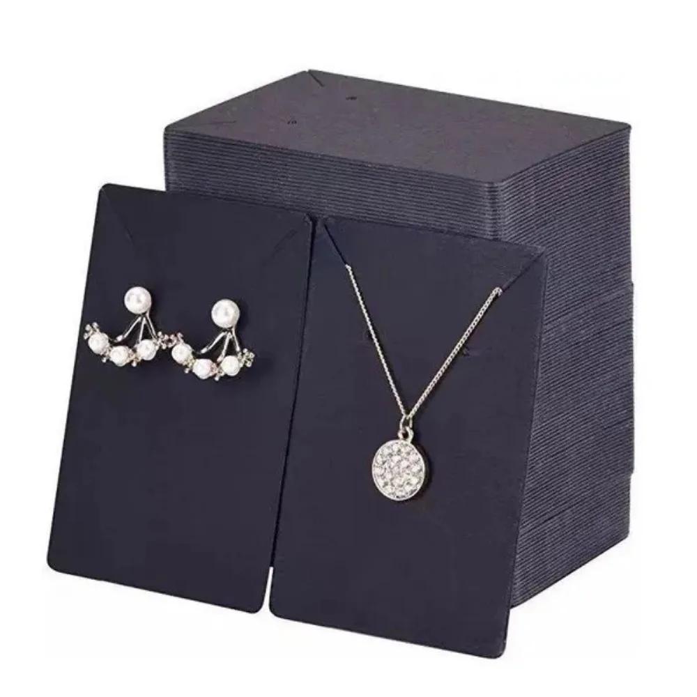 50pcs/set Earrings Necklaces Display Cards Jewelry Packaging Cardboard