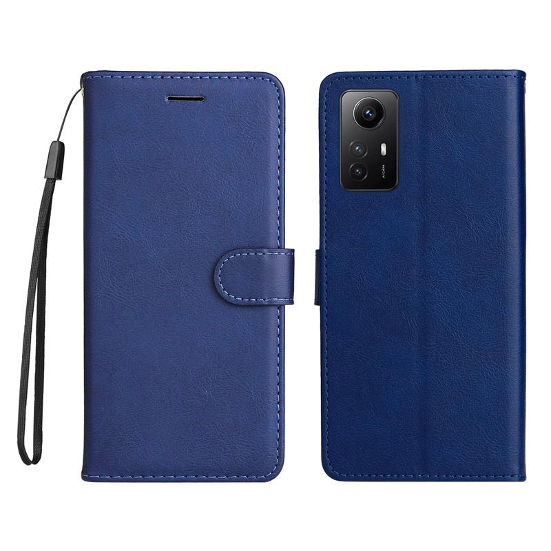 Custodia Portafoglio FMPC Per Xiaomi Redmi Note 8 Pro – Pelle PU Con Slot Carte E Supporto Video – Chiusura Magnetica – Colore Blu
