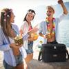 Axroad Mall 35L Insulated Lunch Bag, Waterproof Portable Cooler with Handle, Black PVC/Aluminum, for Office Work School Travel, 42x28x31 cm