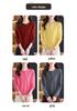 Women's Solid Color Wool Jacquard Long Sleeve Cardigan Sweater