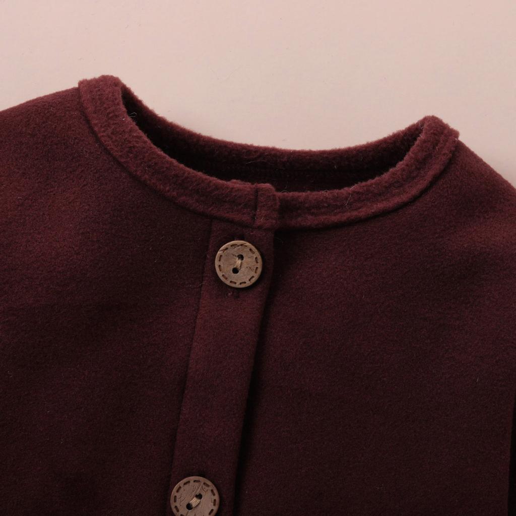 Newborn Infant Baby Boys Girls Solid Single Breasted Romper Jumpsuit+Hat Outfits