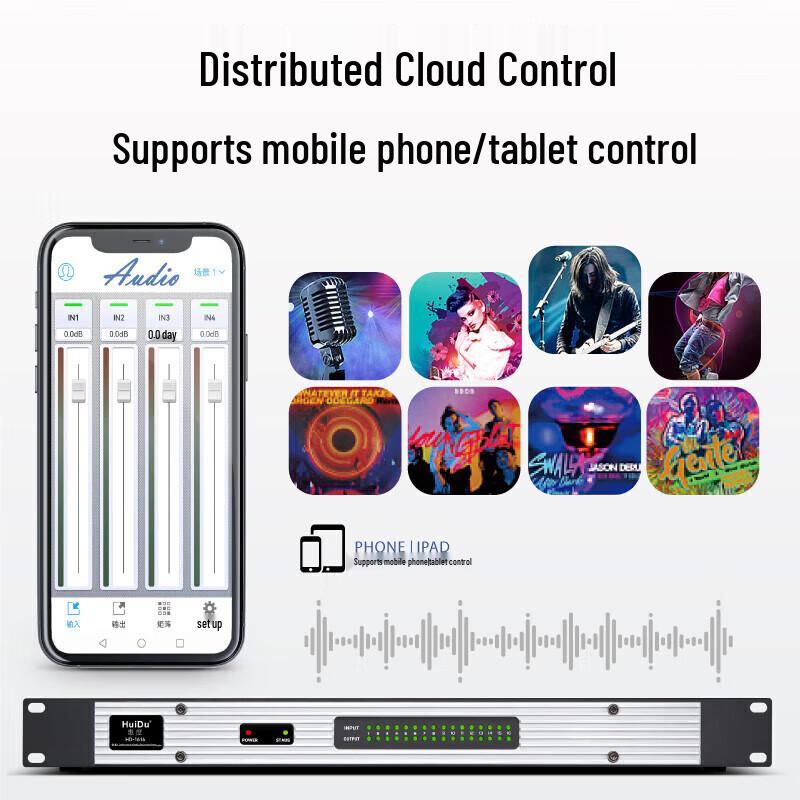 Huido HD-0808 Professional Conference Digital Audio Processor (CN Version)