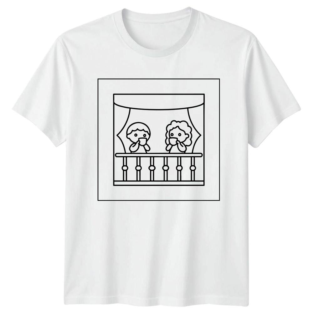 Couple Drinking Coffee Balcony Hobbies Unisexs TShirt Unisexs Tee Top S