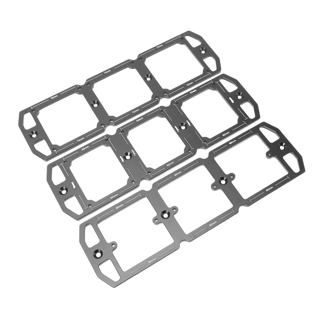 3 Pcs Set 86 Type Wire Box Template Switch Socket Bottom Box Slotting Mold for Electrician Work