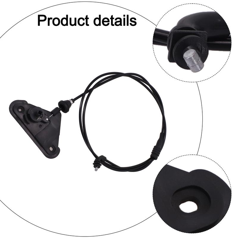 For Ford Compatible Bonnet Hood and Release Cable Handle for Mondeo Mk4 2007 2015 S Max and 2006 2015 Replacement Set