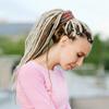 Stick Printing Ethnic Style Hair Rope Bendable Dreadlocks Spiral Lock Hair Ties Women Hair Band