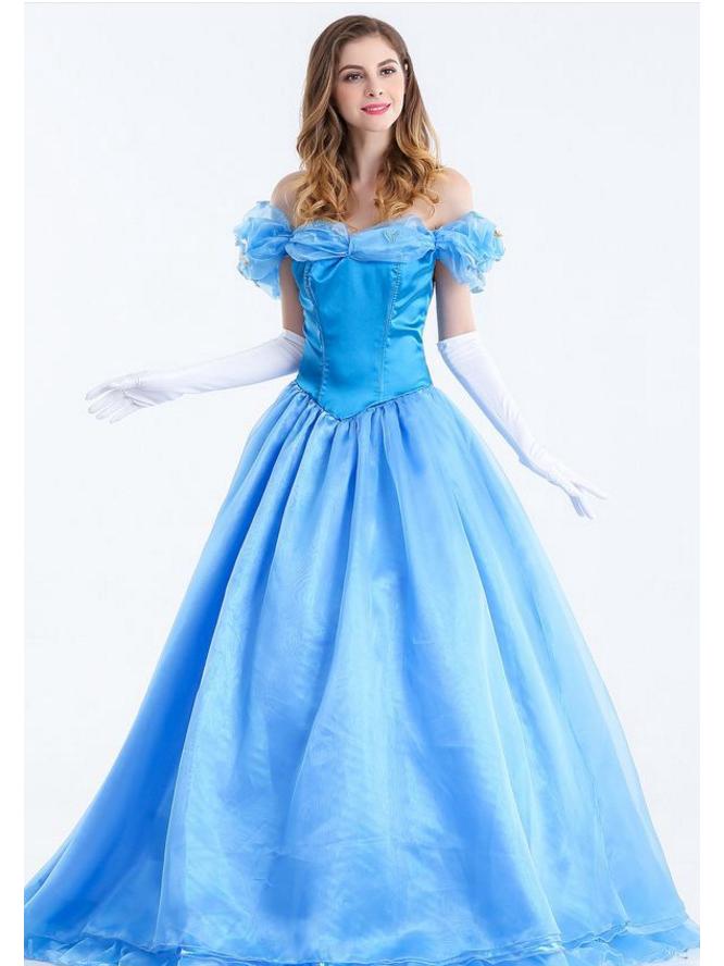 European & American Halloween Snow White Fairy Tale Cosplay Costume Dress
