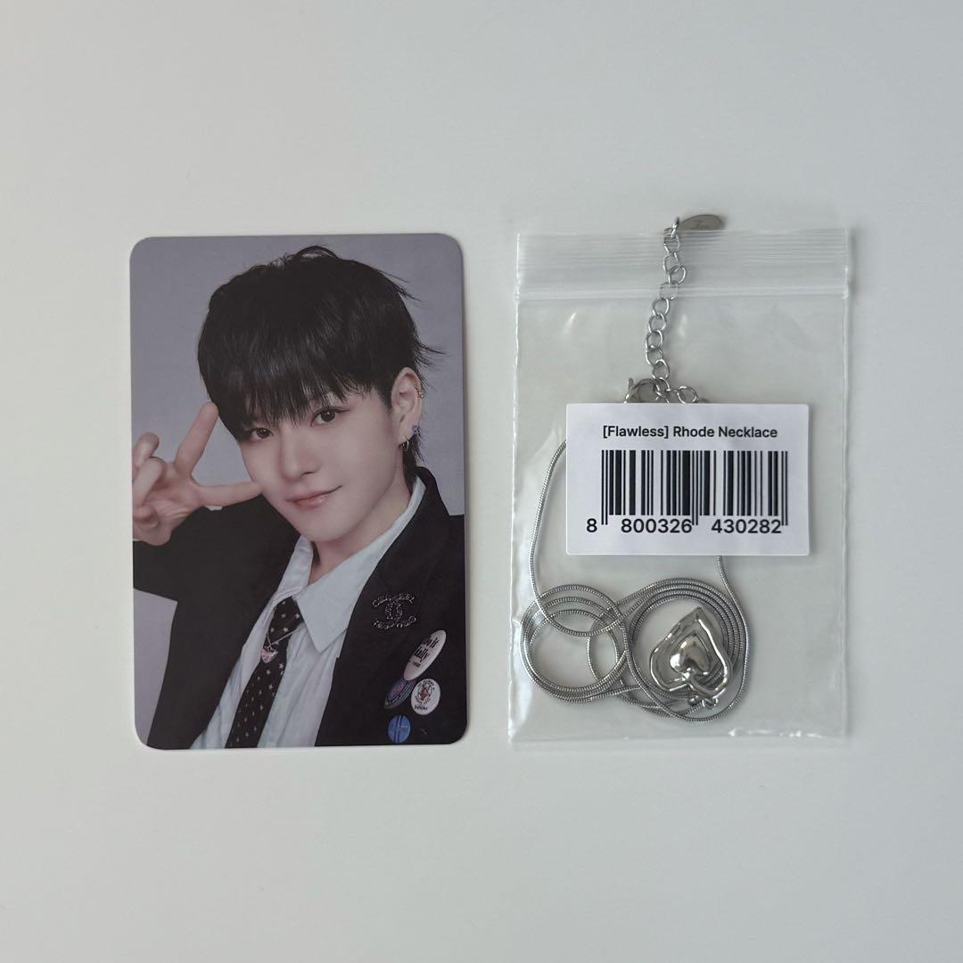 

[USED] TREASURE FLAWLESS Necklace Limited Trading Card Yoshi