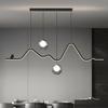Snow Mountain Restaurant Chandelier - Italian Minimalist Designer Light for Luxury Dining & Bars (2025 Model)