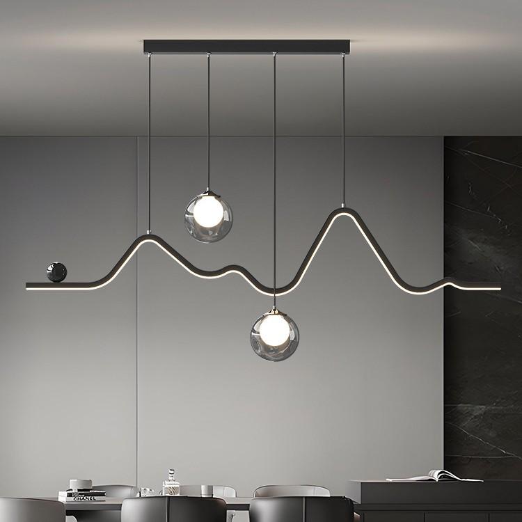 Snow Mountain Restaurant Chandelier - Italian Minimalist Designer Light for Luxury Dining & Bars (2025 Model)