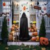 1pc Halloween Hooded Cloak Cape, Witch Costume, Vampire Cloak, Wizard Cosplay Costume for Halloween Cloak Costumes Party Cape