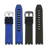 22mm High Quality Nylon Canvas Strap For Tissot MotoGP T-Sport Racing Series T115.417 T115.427A Rubber Bottom Watchband Bracelet