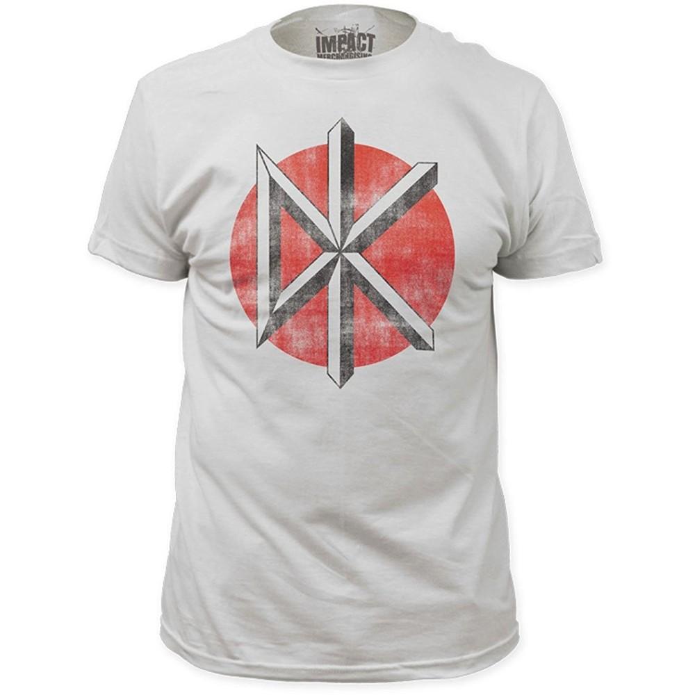 DEAD KENNEDYS Band Distressed Logo Vintage White T-SHIRT S NEW Unisex T-Shirt S