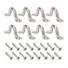 2025 New 8pcs/10pcs Marine Top Pad Eye Tie Down Stainless Eye Straps Kayak Deck Loop