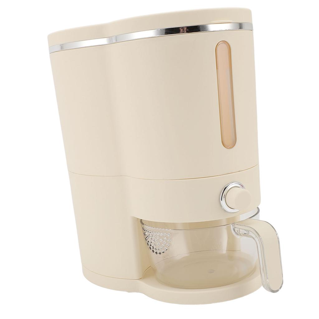 Rice Dispenser Press Out Food Grade Plastic Sealed Airtight Storage Container Househod Kitchen Supplies